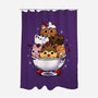 Ice Cream Kittens-None-Polyester-Shower Curtain-Vallina84
