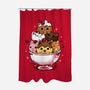 Ice Cream Kittens-None-Polyester-Shower Curtain-Vallina84