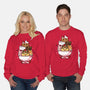 Ice Cream Kittens-Unisex-Crew Neck-Sweatshirt-Vallina84