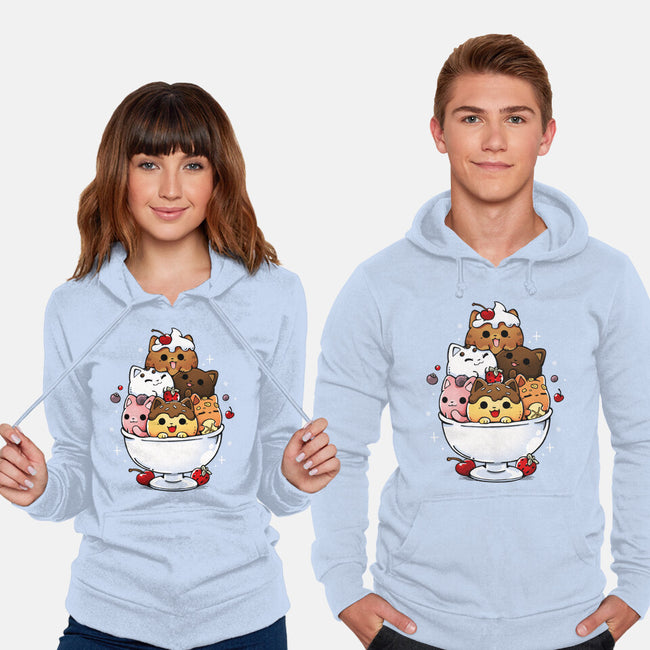 Ice Cream Kittens-Unisex-Pullover-Sweatshirt-Vallina84