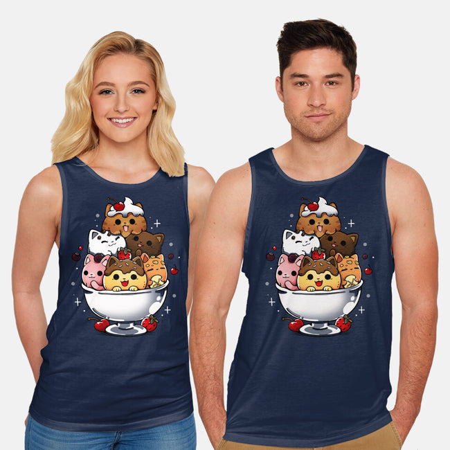 Ice Cream Kittens-Unisex-Basic-Tank-Vallina84
