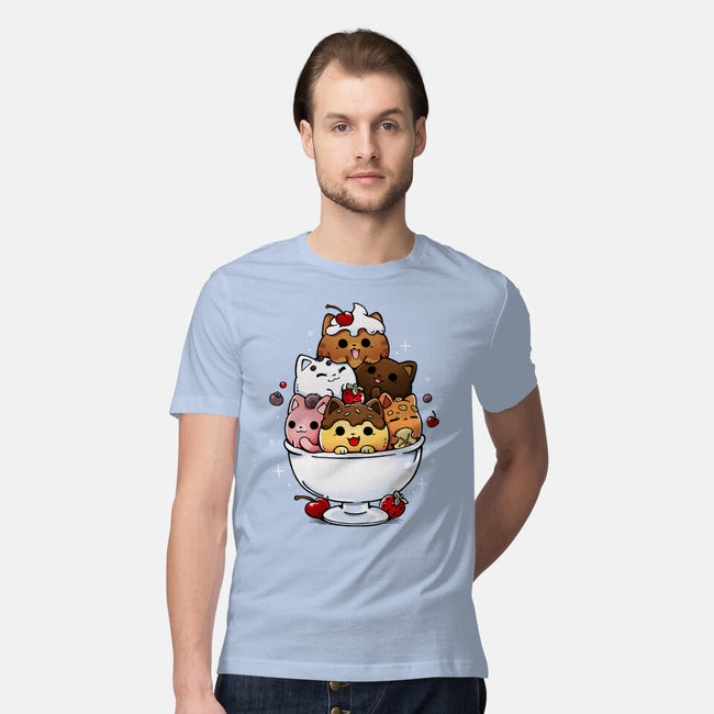 Ice Cream Kittens-Mens-Premium-Tee-Vallina84