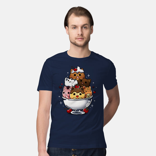 Ice Cream Kittens-Mens-Premium-Tee-Vallina84