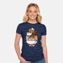 Ice Cream Kittens-Womens-Fitted-Tee-Vallina84