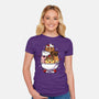Ice Cream Kittens-Womens-Fitted-Tee-Vallina84