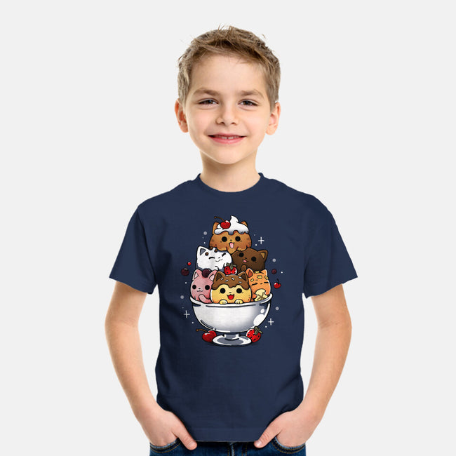 Ice Cream Kittens-Youth-Basic-Tee-Vallina84