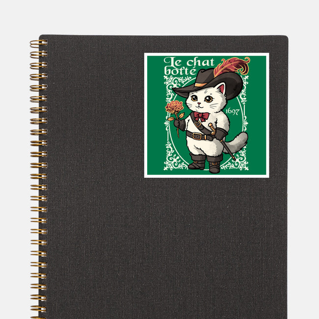 Puss In Boots Tale-None-Glossy-Sticker-NemiMakeit