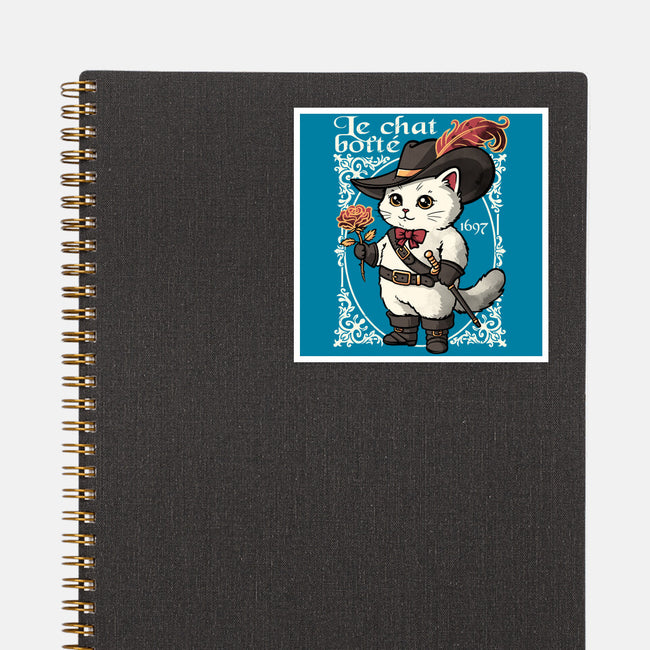 Puss In Boots Tale-None-Glossy-Sticker-NemiMakeit