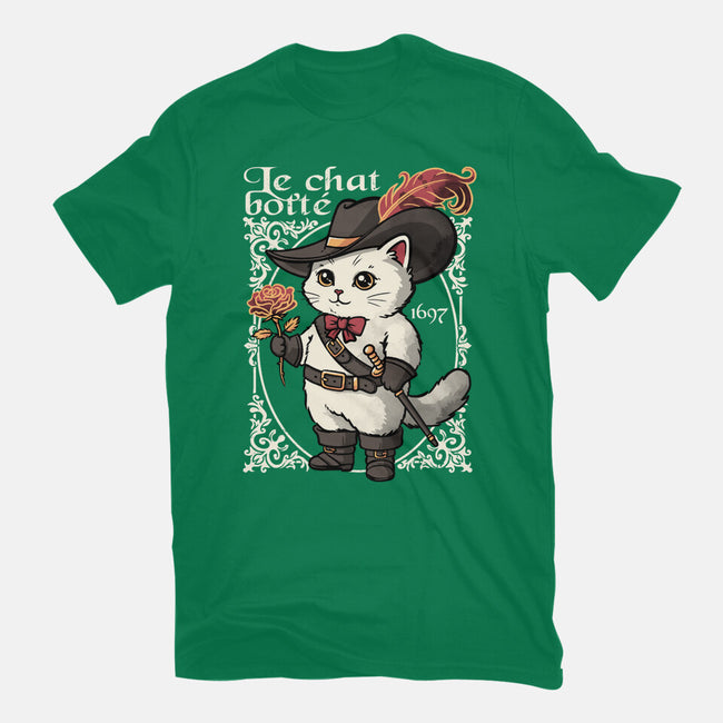 Puss In Boots Tale-Mens-Heavyweight-Tee-NemiMakeit