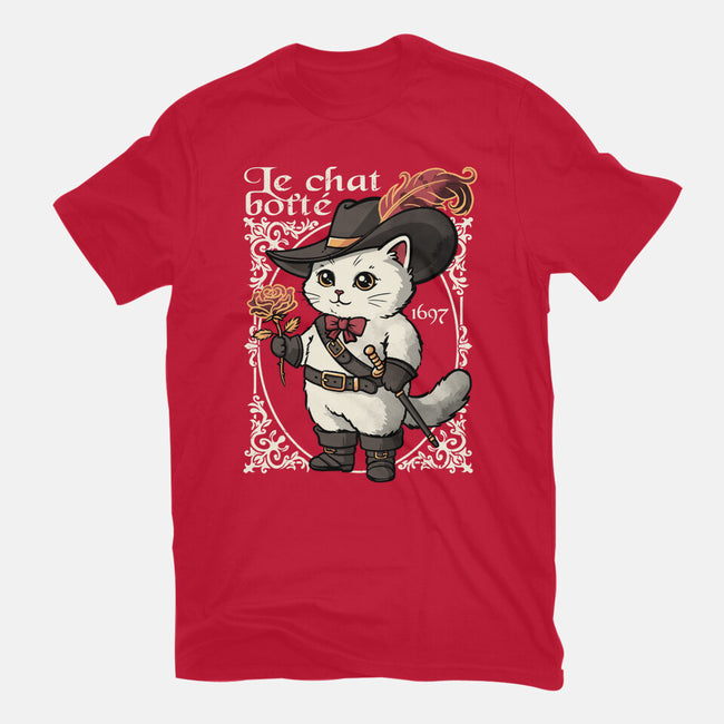 Puss In Boots Tale-Mens-Heavyweight-Tee-NemiMakeit