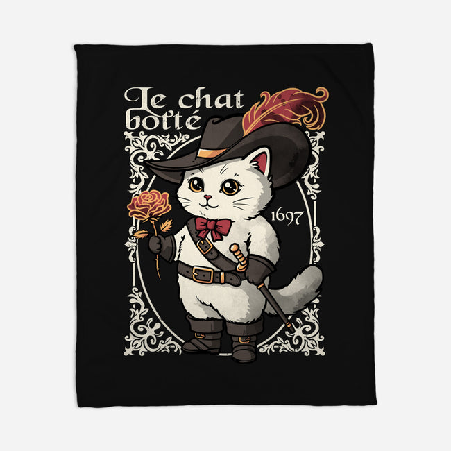 Puss In Boots Tale-None-Fleece-Blanket-NemiMakeit