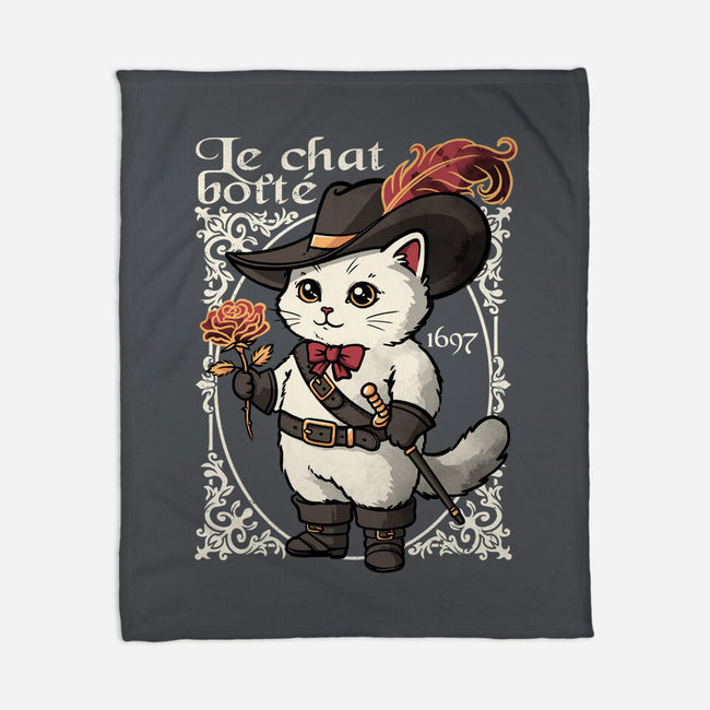 Puss In Boots Tale-None-Fleece-Blanket-NemiMakeit