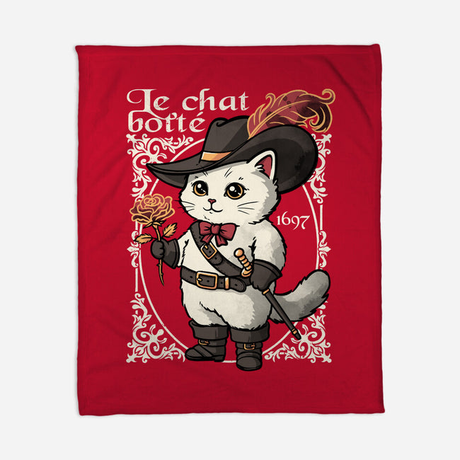 Puss In Boots Tale-None-Fleece-Blanket-NemiMakeit