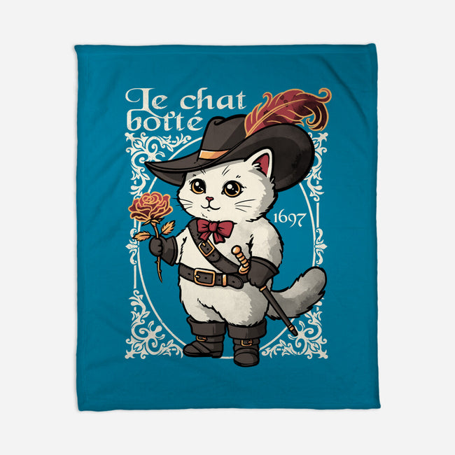 Puss In Boots Tale-None-Fleece-Blanket-NemiMakeit