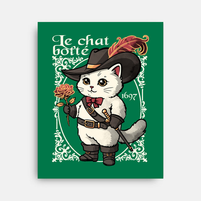 Puss In Boots Tale-None-Stretched-Canvas-NemiMakeit