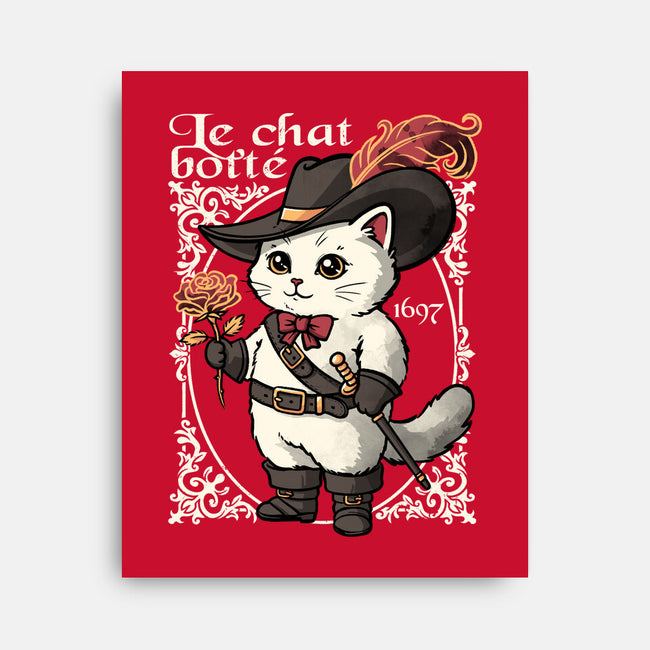 Puss In Boots Tale-None-Stretched-Canvas-NemiMakeit