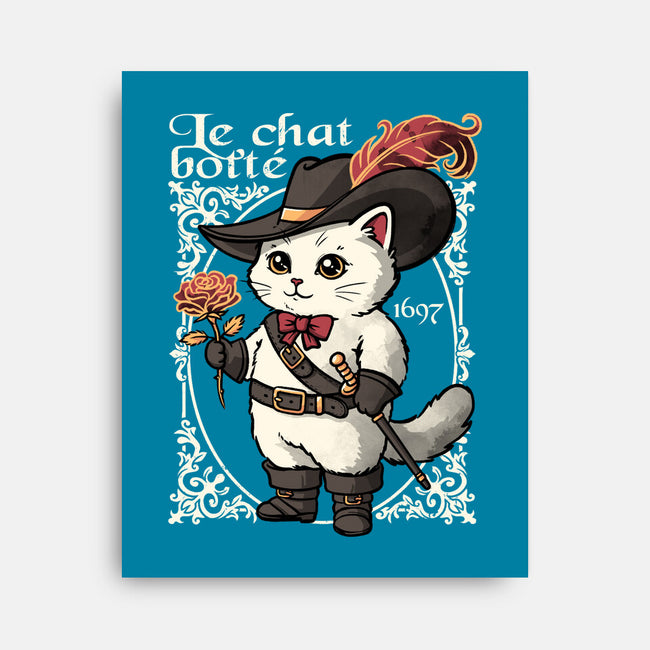 Puss In Boots Tale-None-Stretched-Canvas-NemiMakeit