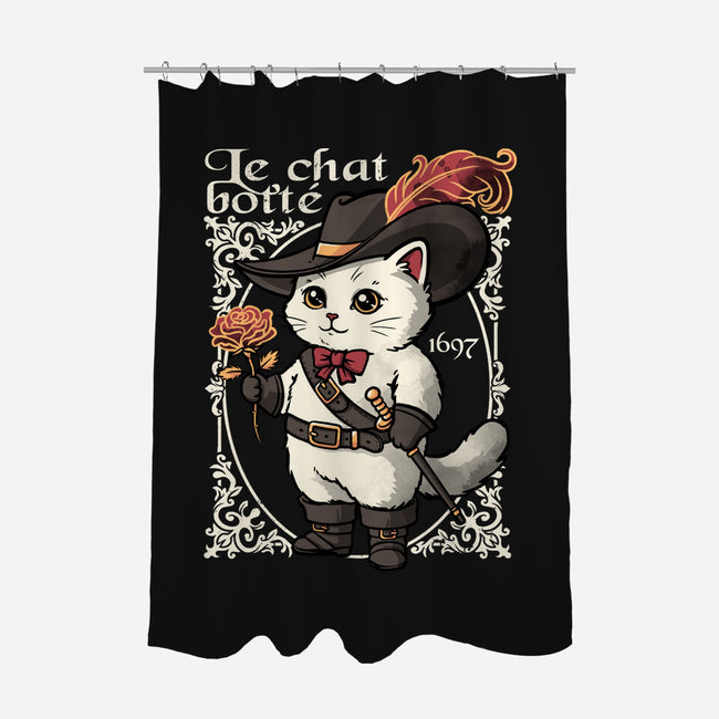 Puss In Boots Tale-None-Polyester-Shower Curtain-NemiMakeit