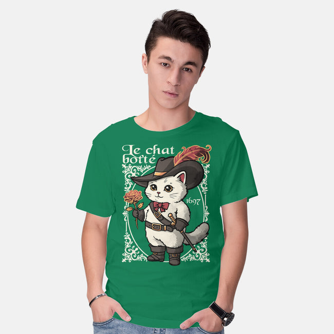 Puss In Boots Tale-Mens-Basic-Tee-NemiMakeit