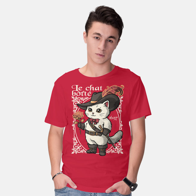 Puss In Boots Tale-Mens-Basic-Tee-NemiMakeit