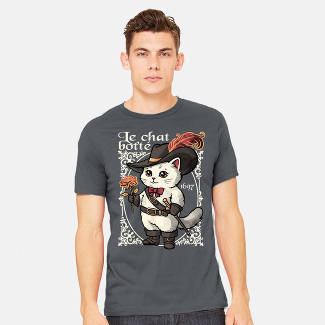 Puss In Boots Tale-Mens-Heavyweight-Tee-NemiMakeit
