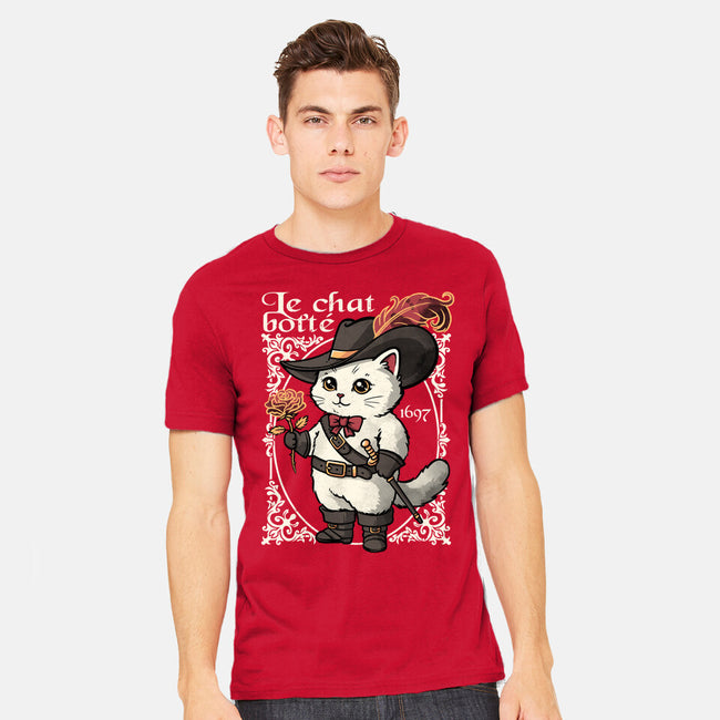 Puss In Boots Tale-Mens-Heavyweight-Tee-NemiMakeit