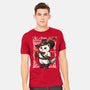 Puss In Boots Tale-Mens-Heavyweight-Tee-NemiMakeit
