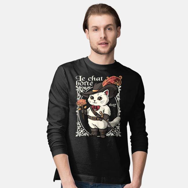 Puss In Boots Tale-Mens-Long Sleeved-Tee-NemiMakeit