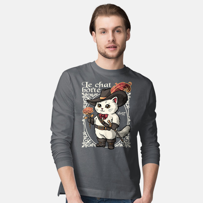 Puss In Boots Tale-Mens-Long Sleeved-Tee-NemiMakeit