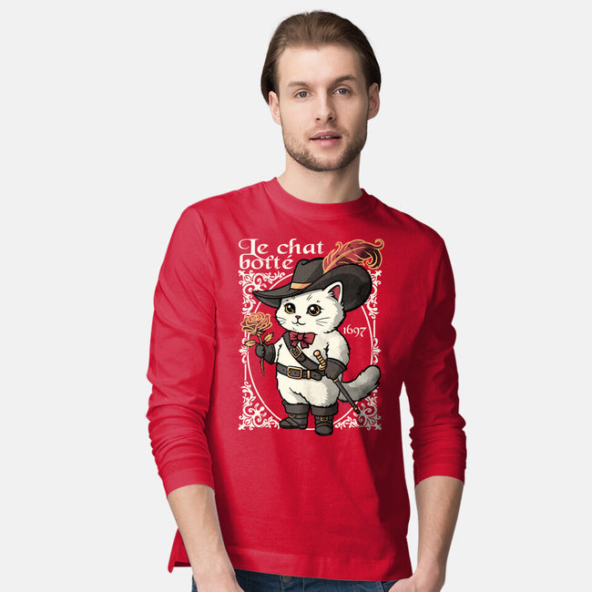 Puss In Boots Tale-Mens-Long Sleeved-Tee-NemiMakeit