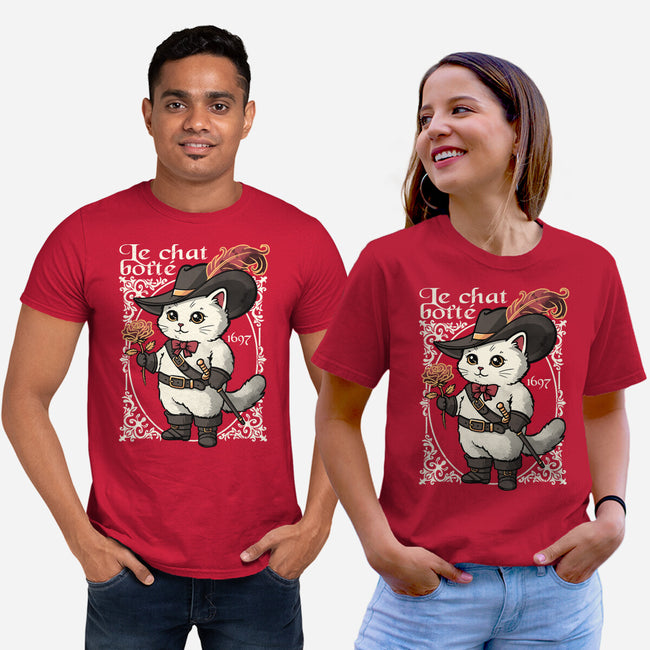 Puss In Boots Tale-Unisex-Basic-Tee-NemiMakeit