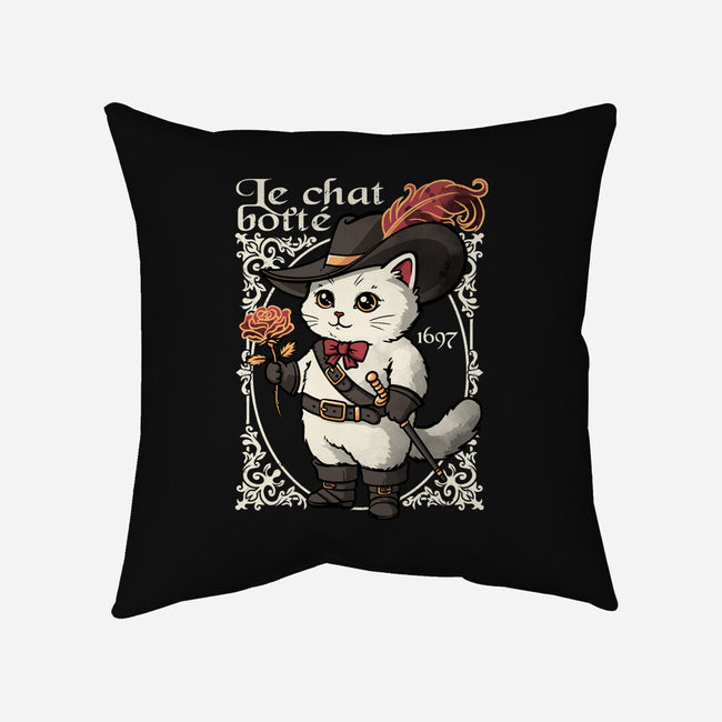 Puss In Boots Tale-None-Removable Cover w Insert-Throw Pillow-NemiMakeit