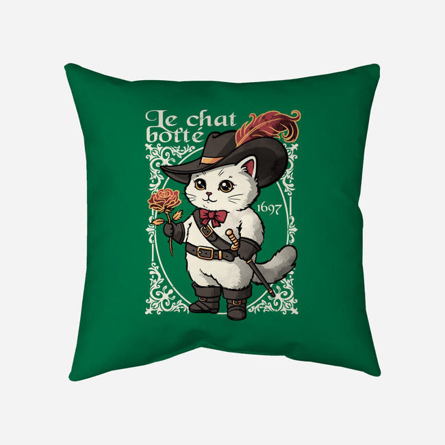 Puss In Boots Tale-None-Removable Cover w Insert-Throw Pillow-NemiMakeit