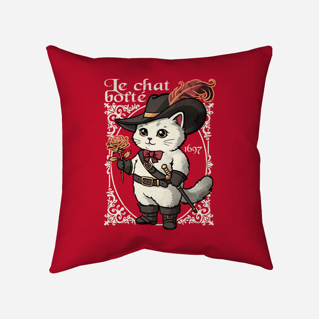 Puss In Boots Tale-None-Removable Cover w Insert-Throw Pillow-NemiMakeit
