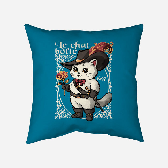 Puss In Boots Tale-None-Removable Cover w Insert-Throw Pillow-NemiMakeit