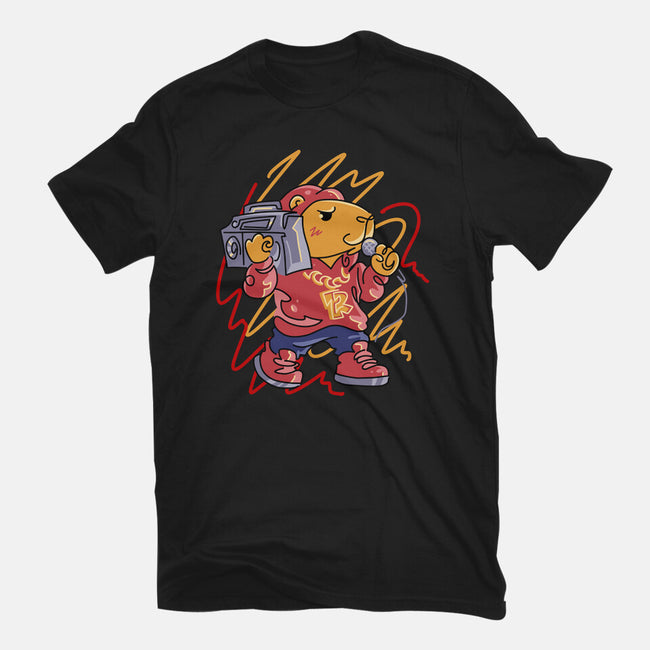 Capybarapper-Womens-Basic-Tee-spoilerinc