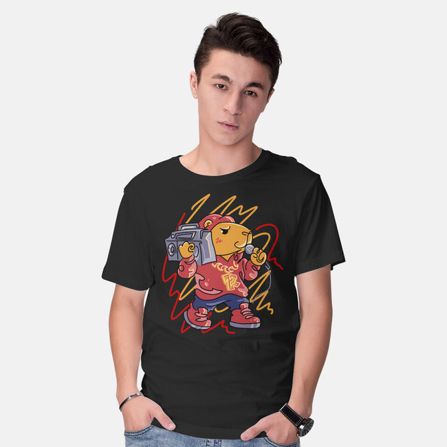 Capybarapper-Mens-Basic-Tee-spoilerinc