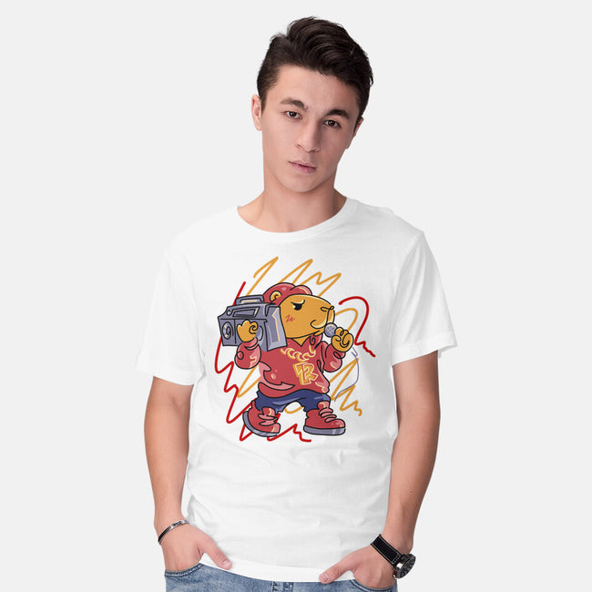 Capybarapper-Mens-Basic-Tee-spoilerinc