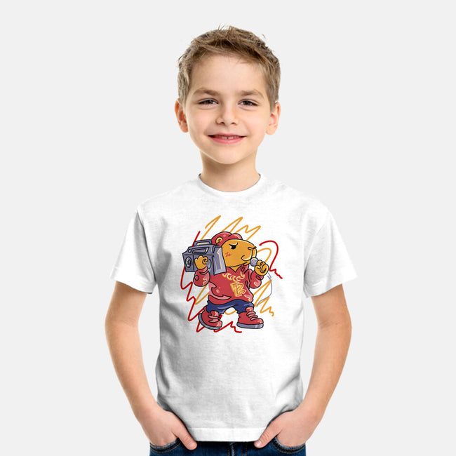 Capybarapper-Youth-Basic-Tee-spoilerinc