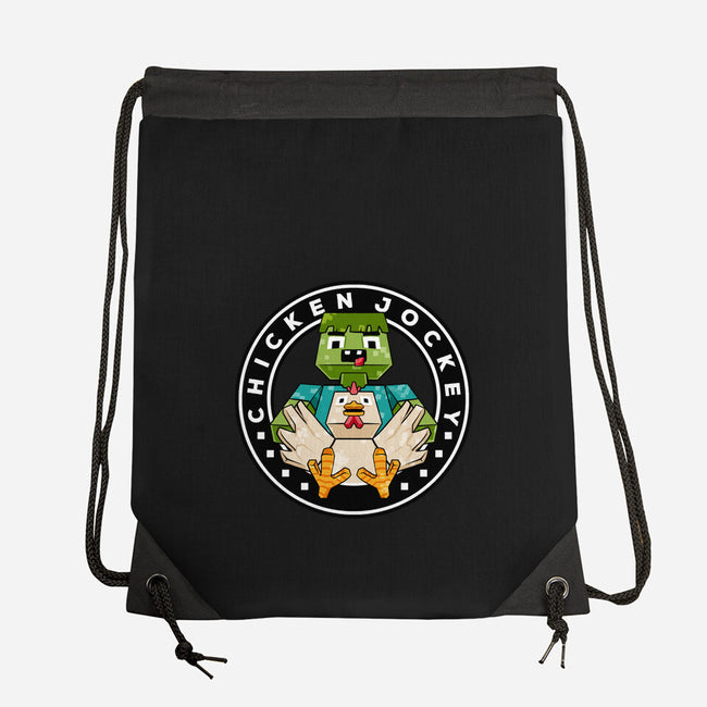 Chicken Cube Lover-None-Drawstring-Bag-spoilerinc