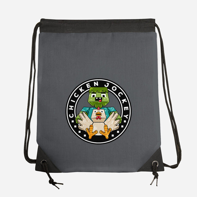 Chicken Cube Lover-None-Drawstring-Bag-spoilerinc