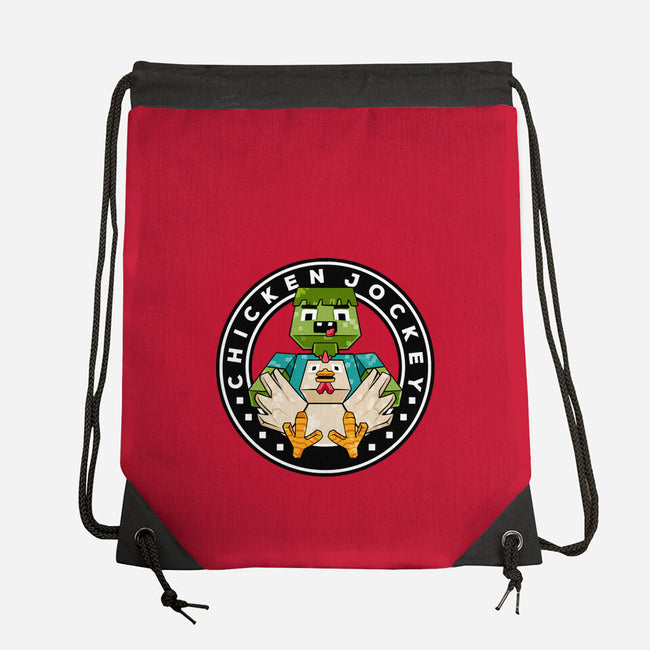 Chicken Cube Lover-None-Drawstring-Bag-spoilerinc