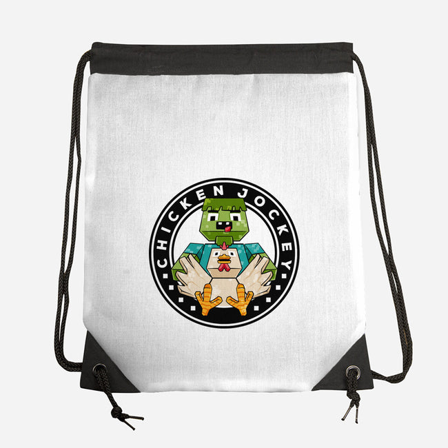 Chicken Cube Lover-None-Drawstring-Bag-spoilerinc