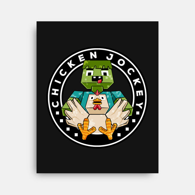 Chicken Cube Lover-None-Stretched-Canvas-spoilerinc