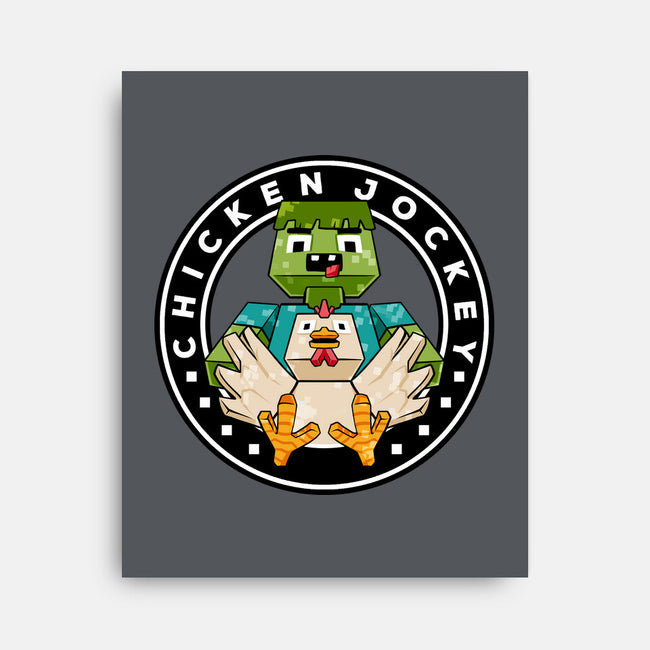 Chicken Cube Lover-None-Stretched-Canvas-spoilerinc