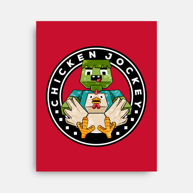 Chicken Cube Lover-None-Stretched-Canvas-spoilerinc