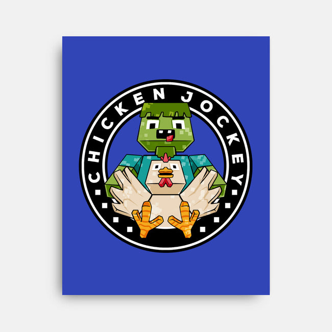 Chicken Cube Lover-None-Stretched-Canvas-spoilerinc