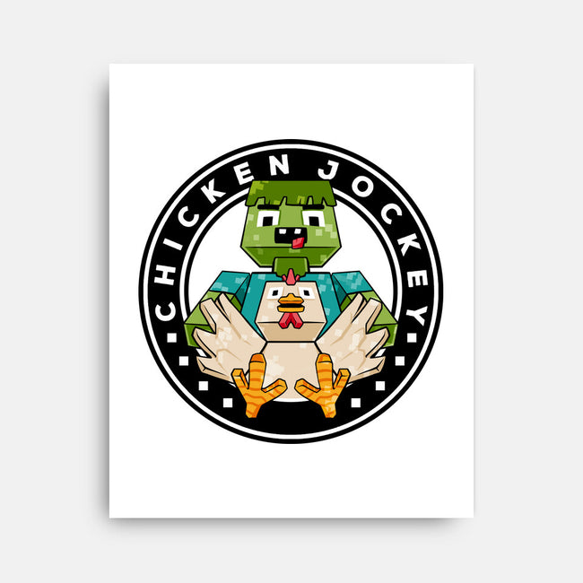 Chicken Cube Lover-None-Stretched-Canvas-spoilerinc