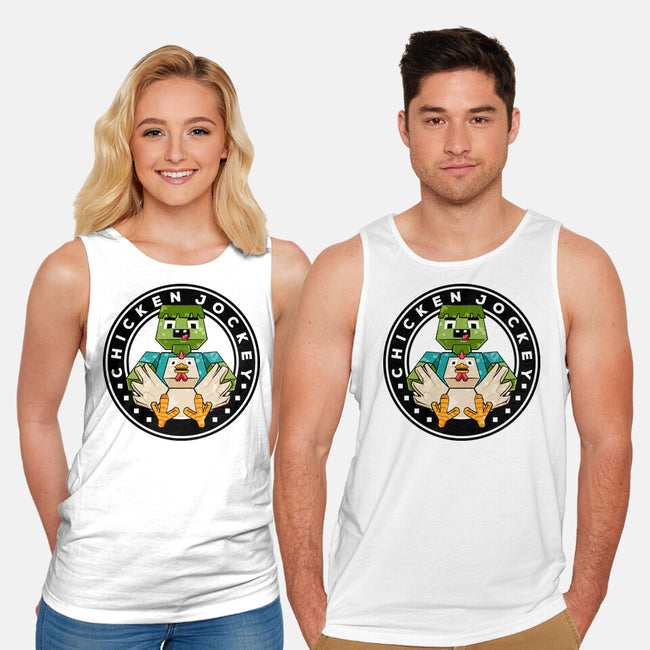 Chicken Cube Lover-Unisex-Basic-Tank-spoilerinc