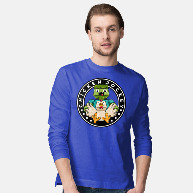 Chicken Cube Lover-Mens-Long Sleeved-Tee-spoilerinc